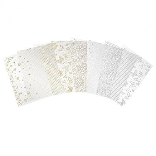 hunkydory essentials flowers of spring luxury foiled acetate - hanrattycraftsgifts.co.uk