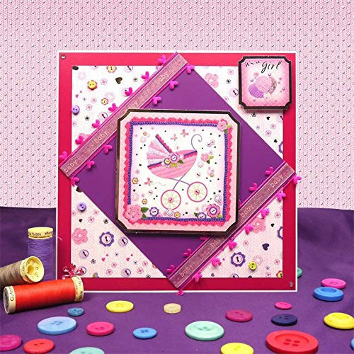 Faberdashery Luxury Topper Set - Cute as a Button - Hunkydory - hanrattycraftsgifts.co.uk