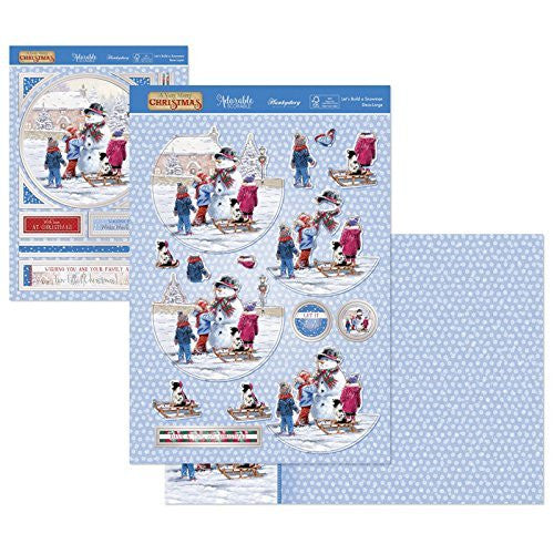 Let's Build a Snowman Deco-Large Set - hanrattycraftsgifts.co.uk