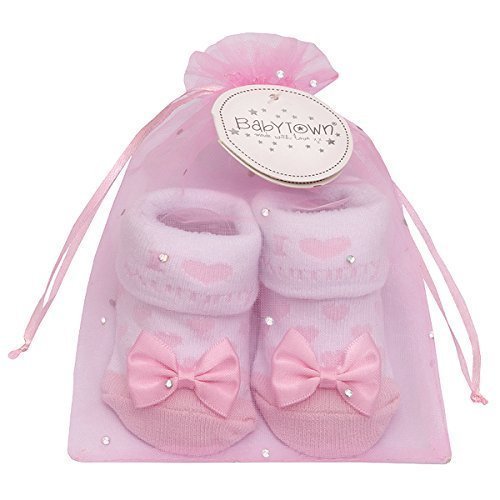 Newborn Toddler Baby Socks Lovely Soft Elastic Comfortable Cotton Socks Booties Socks for 0-12 Months Baby Girls Sock - hanrattycraftsgifts.co.uk