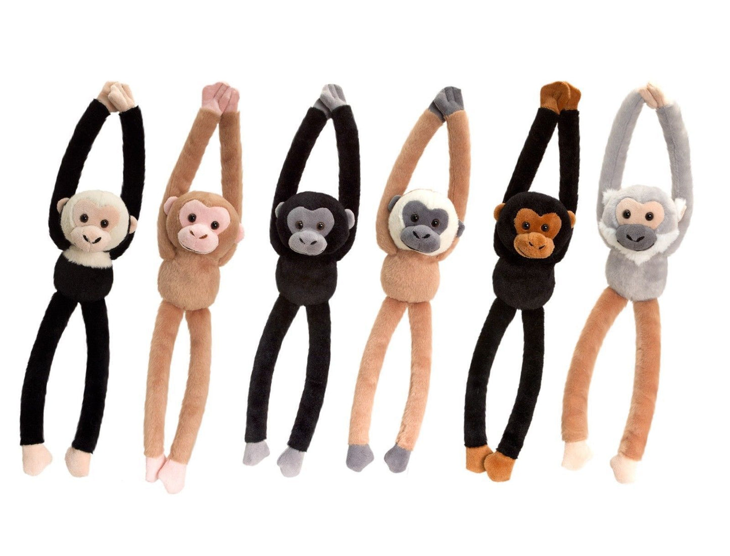 Keel Toys chattering Hanging Monkey With Sound 46cm 6 Designs one supplied - hanrattycraftsgifts.co.uk