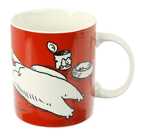 Puckator Simon's Cat Mug, Fine Bone China, Red, White, Black, 12 x 8.5 x 9.5 cm - hanrattycraftsgifts.co.uk