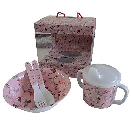 Babies Pony Print Melamine Set - hanrattycraftsgifts.co.uk