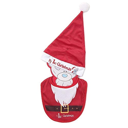 Me To You Tiny Tatty Teddy Baby Collector - My 1st Christmas Hat & Bib Set - hanrattycraftsgifts.co.uk