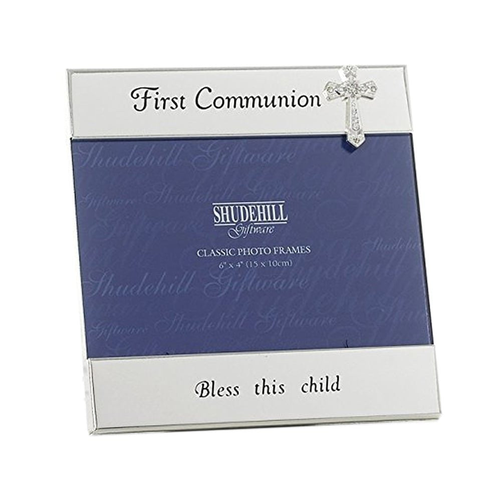 Silver Message Band Photo Frame 6x4 Communion - hanrattycraftsgifts.co.uk