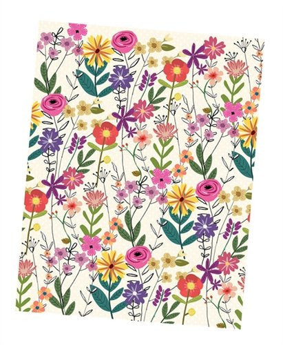 colurfull glittered flowers notebook ,journal locakable - hanrattycraftsgifts.co.uk