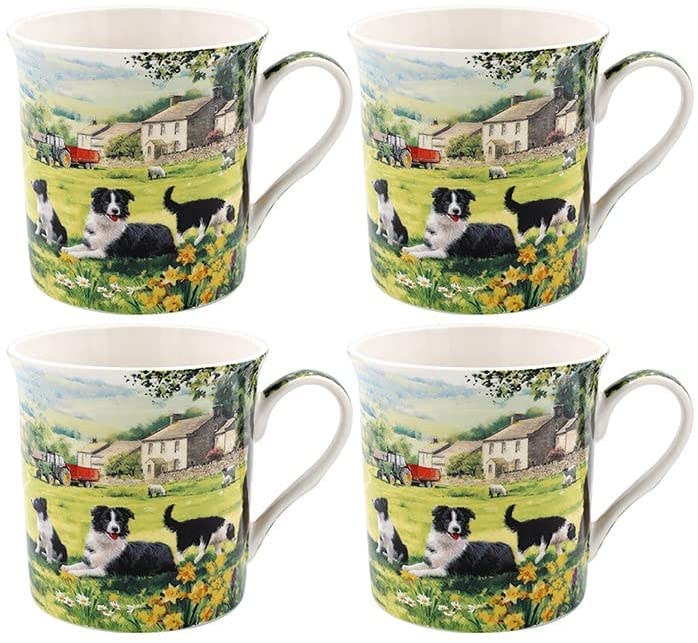 Collie & Sheep Mugs Set of 4 LP94728