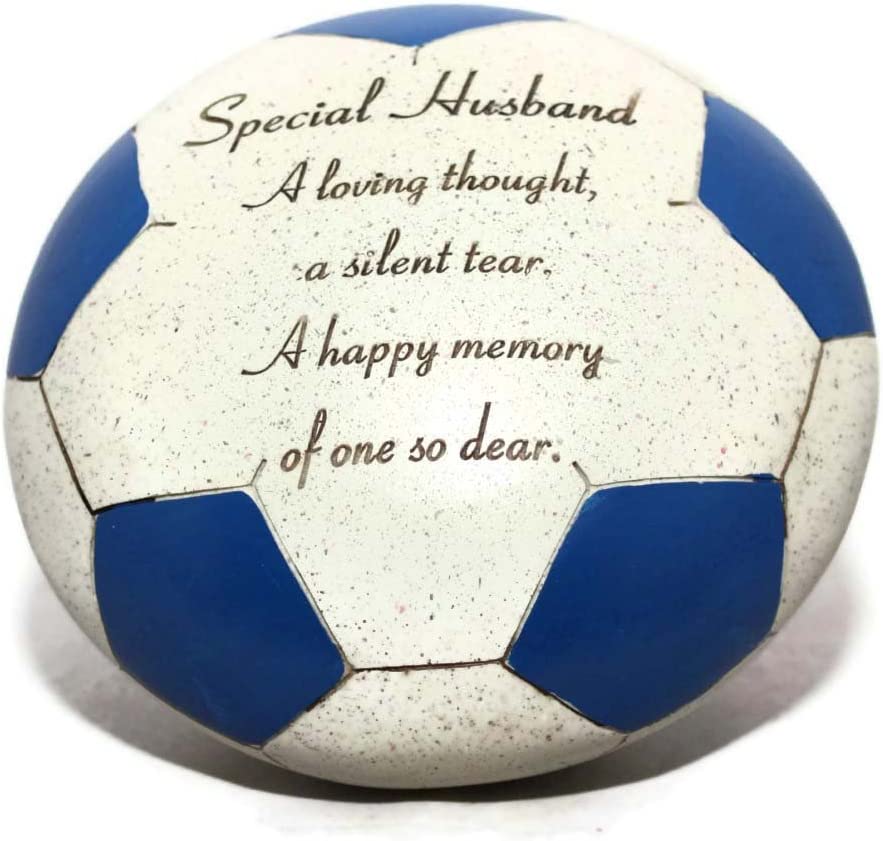 David Fischhoff Special Husband Memorial Football, Stone, Cream/Blue,