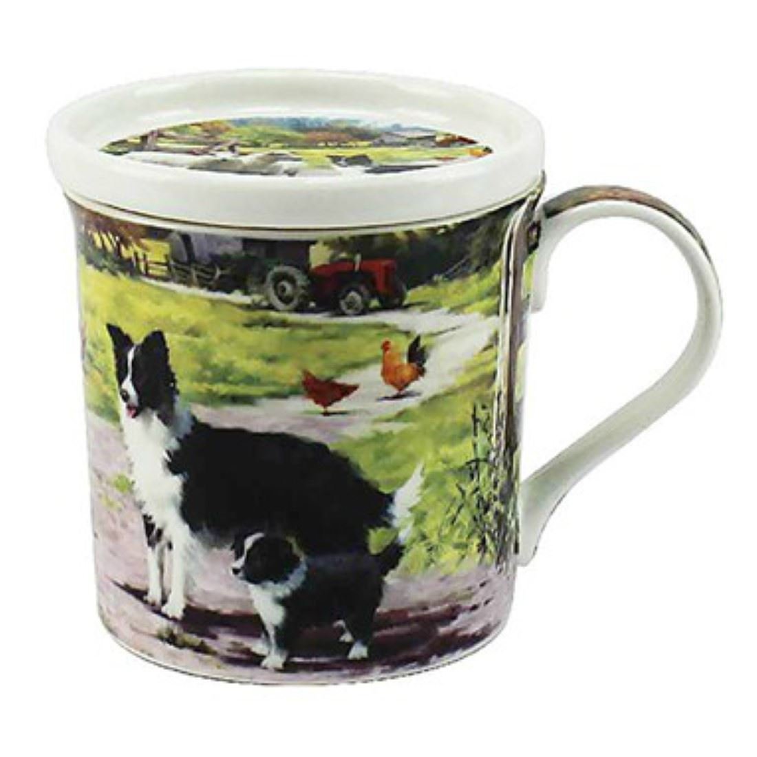 Leonardo Collie and Sheep Fine Bone China Cup and Coaster Set Macneil StudioLP92418 - hanrattycraftsgifts.co.uk