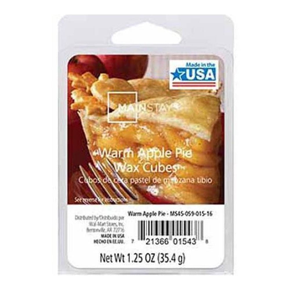 Mainstays Warm Apple Pie Scented Wax Cube Melts MS14-059-015-20 - hanrattycraftsgifts.co.uk
