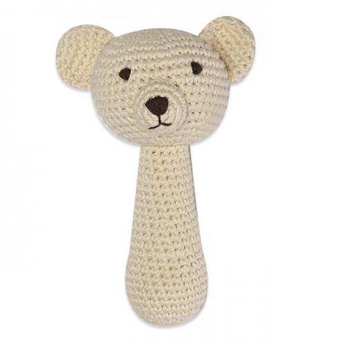 imajo banbe crochet stick rattle bear