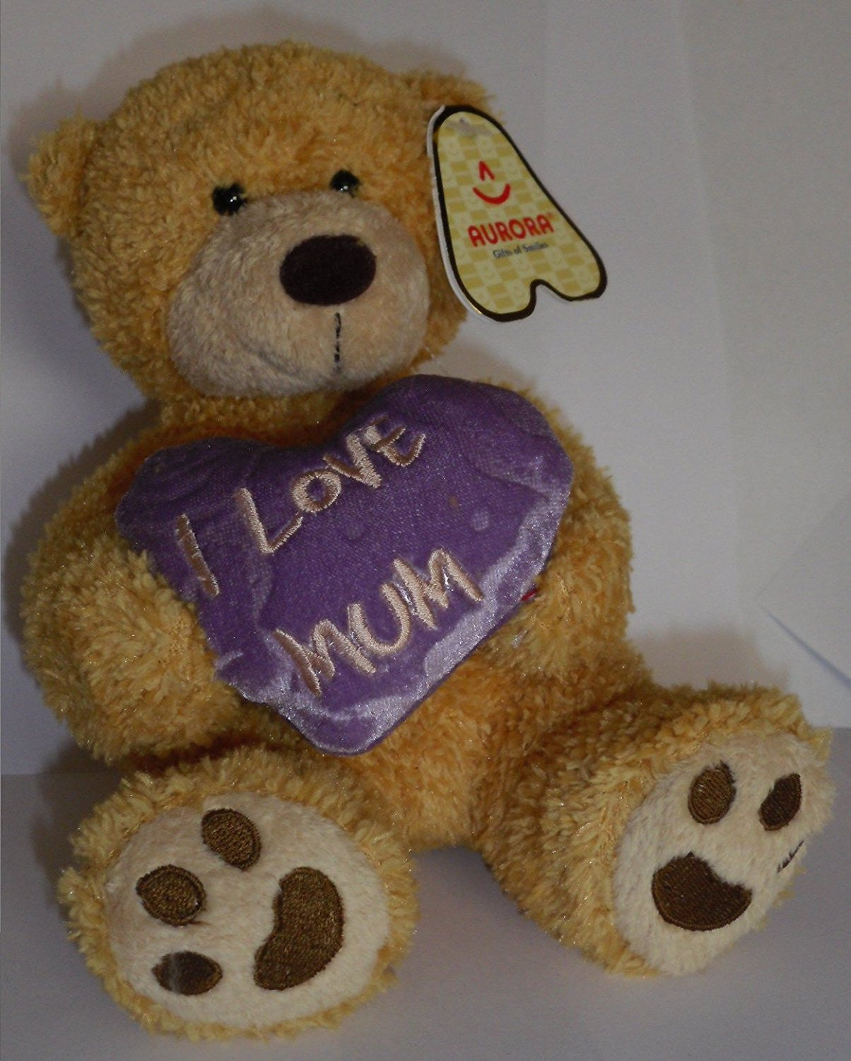 6,5 "BONNIE OURS VIOLET COEUR I LOVE MUM POUR LA FÊTE DES MÈRES, UN ANNIVERSAIRE - hanrattycraftsgifts.co.uk
