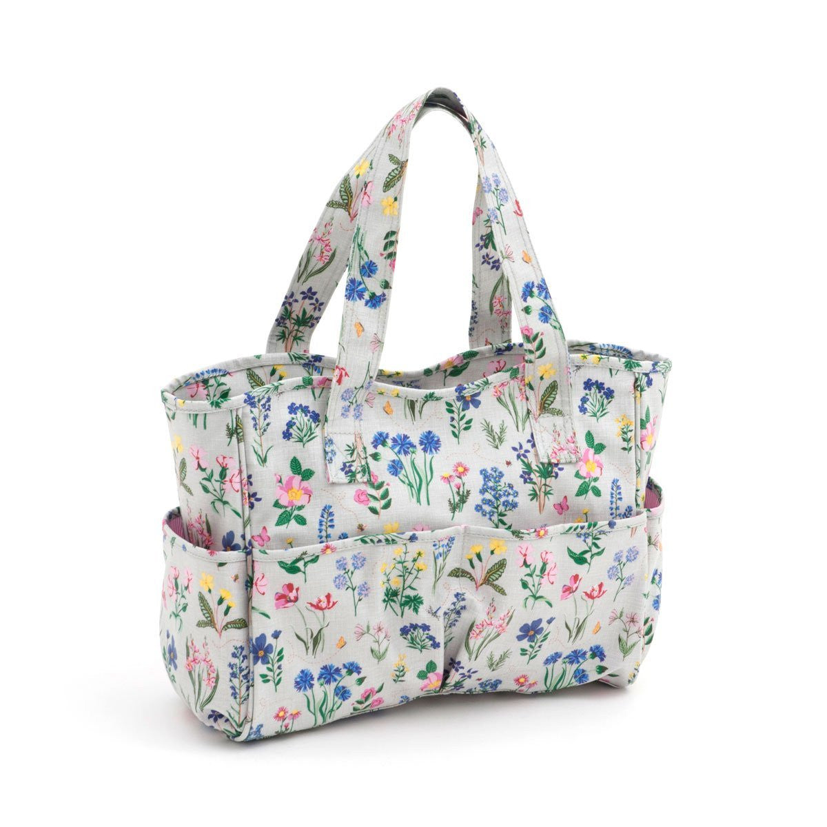 Craft Bag - Matt PVC - Spring Garden | HobbyGift MRB/272 | 12.5x39x35 - hanrattycraftsgifts.co.uk