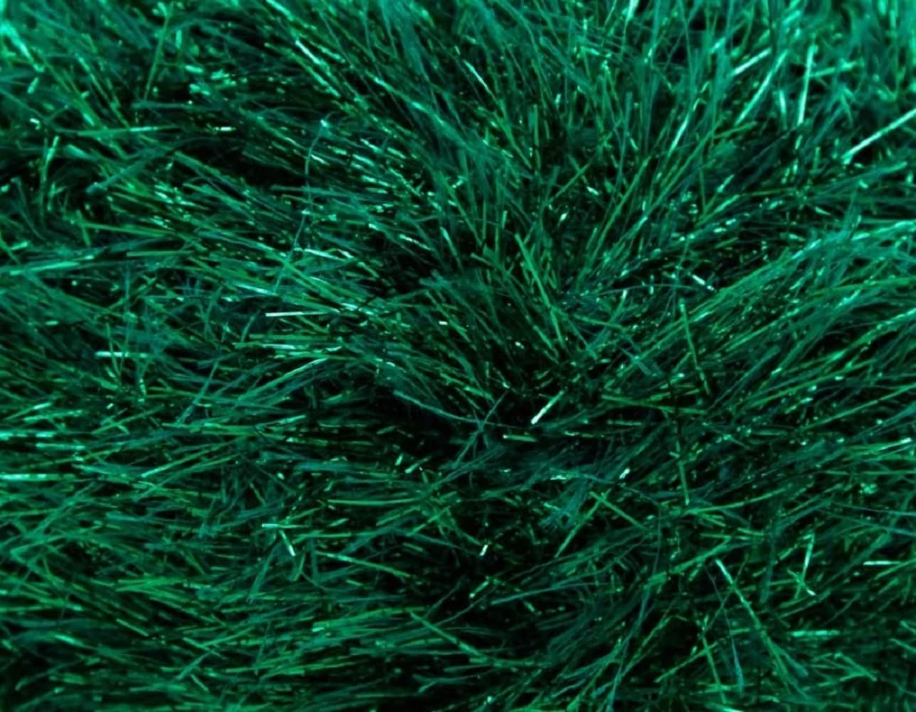 King Cole Chunky Tinsel A Knitted Tinsel Chunky Emerald Yarn