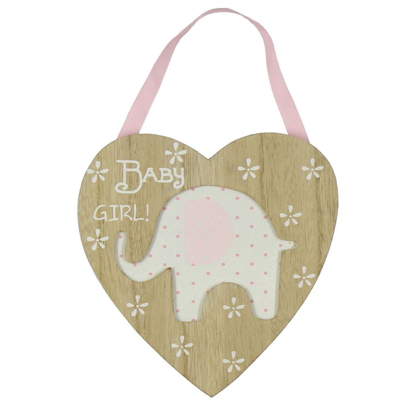 elephant pink plaque - hanrattycraftsgifts.co.uk