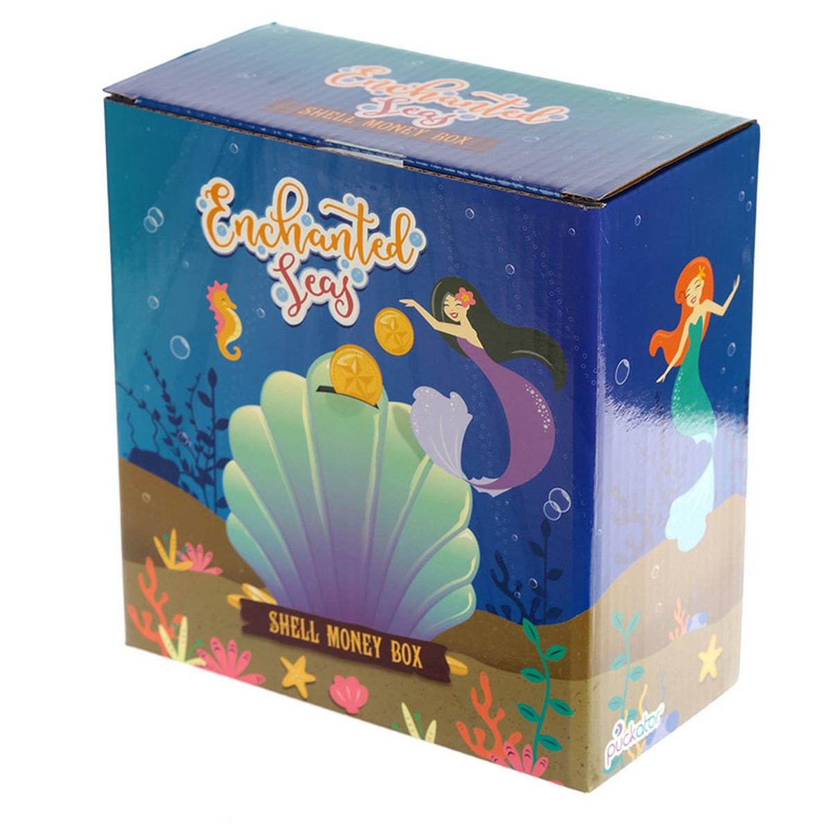 Enchanted Seas Shell Money Box - hanrattycraftsgifts.co.uk
