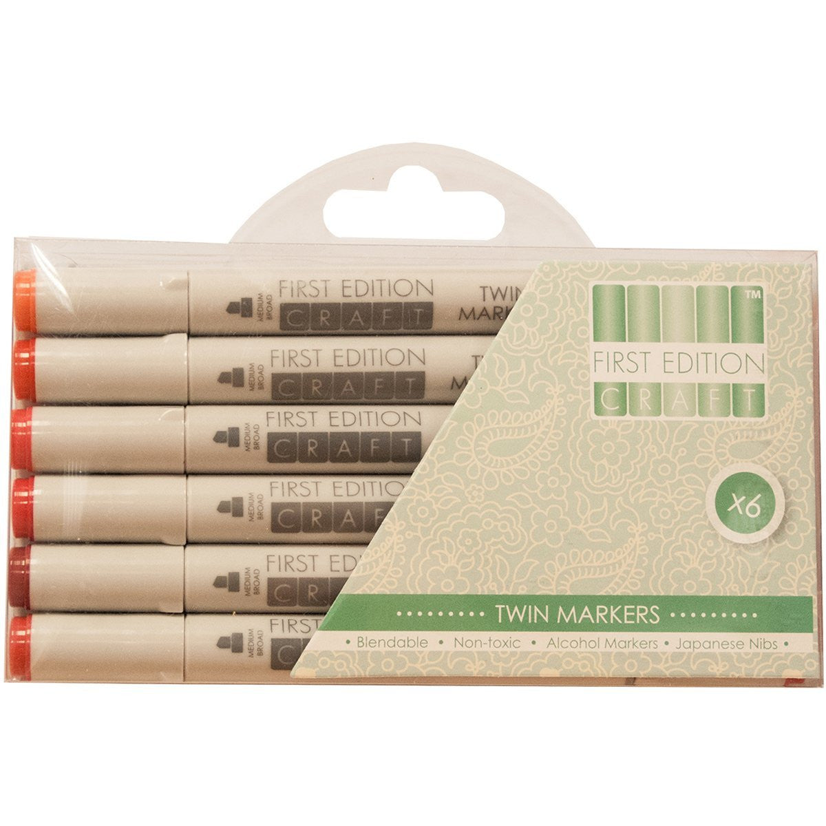Trimcraft Reds -First Edition Markers - hanrattycraftsgifts.co.uk
