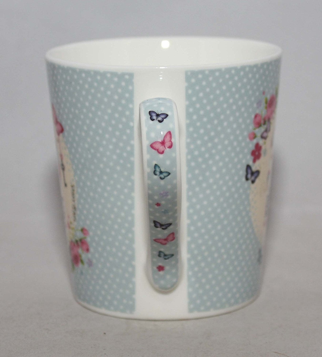 Bellissima Happy Birthday 30 Butterfly China Gift Mug - hanrattycraftsgifts.co.uk