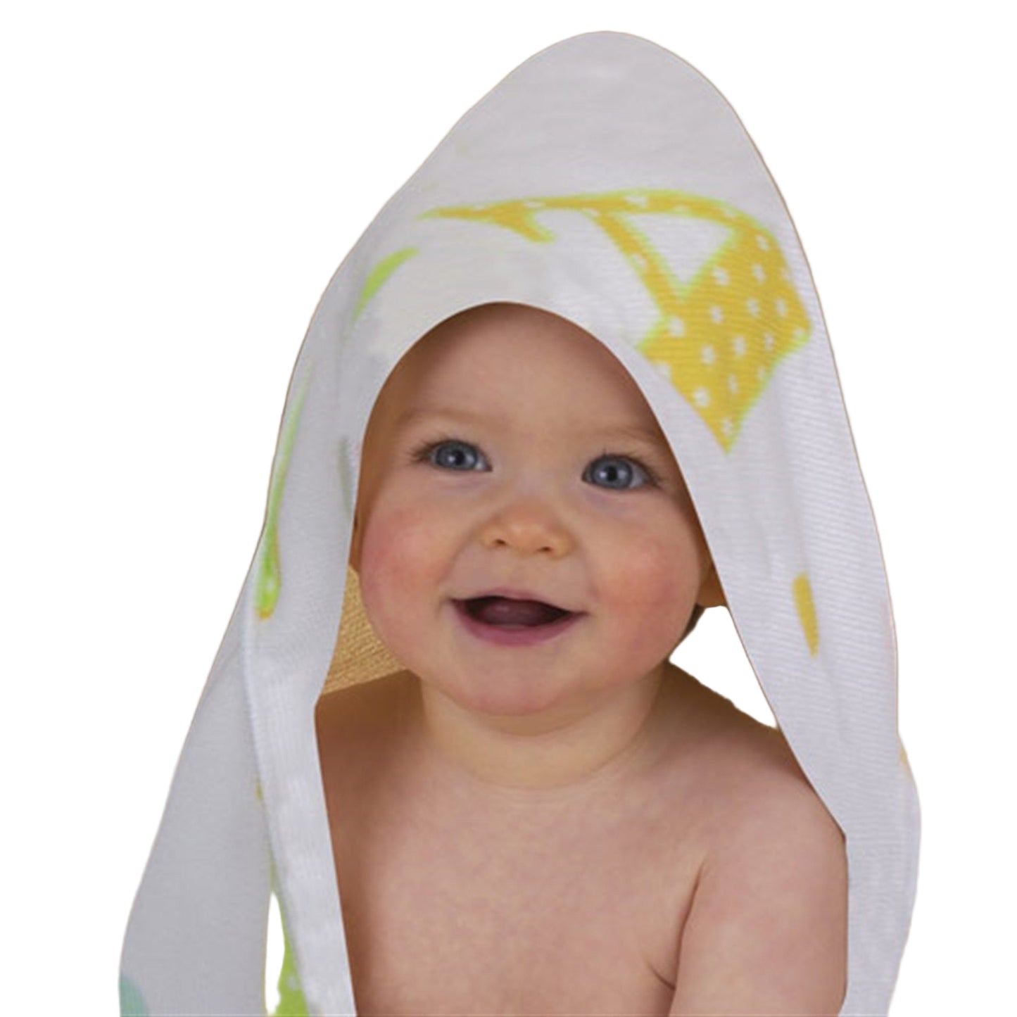 r kids hooded towel pair one abc one elli raff 75 x75 - hanrattycraftsgifts.co.uk
