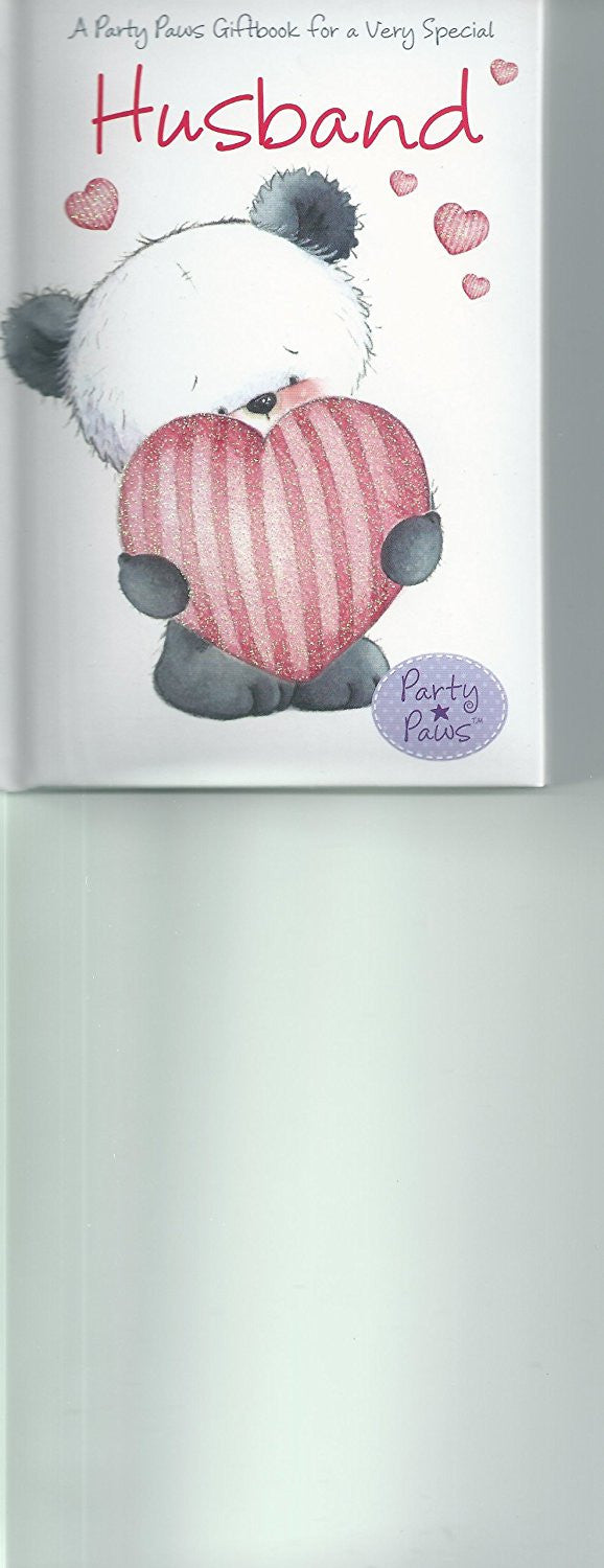 A Party Paws Giftbook for a very special Husband - hanrattycraftsgifts.co.uk