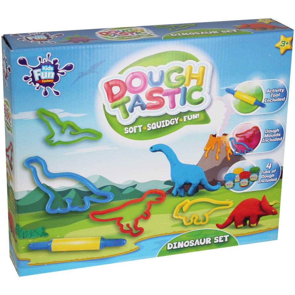 TheWorks Dinosaur Dough Set - hanrattycraftsgifts.co.uk