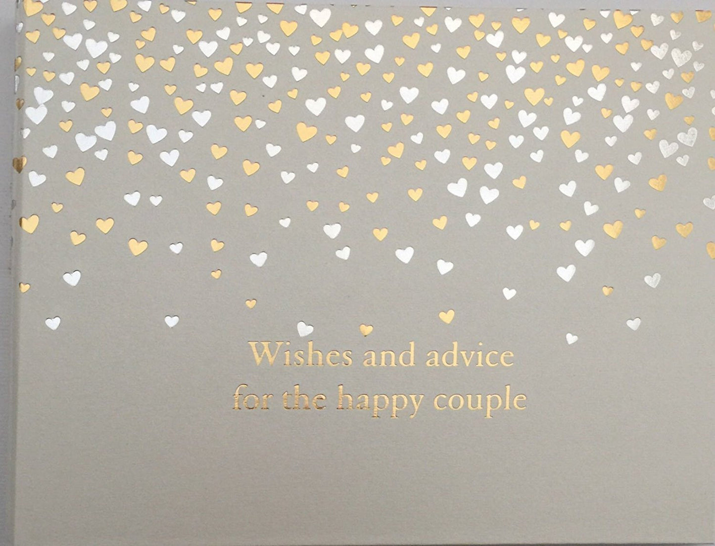 Wedding Guest Book Wishes and Advice for the Happy Couple WG802 - hanrattycraftsgifts.co.uk