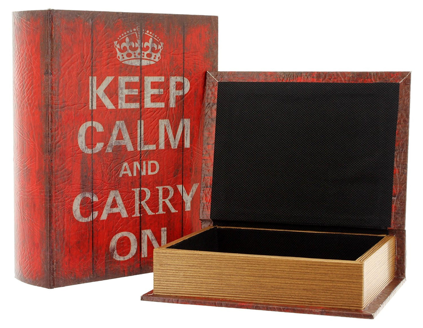 Keep Calm Wooden Book Boxes (2 pieces) - hanrattycraftsgifts.co.uk