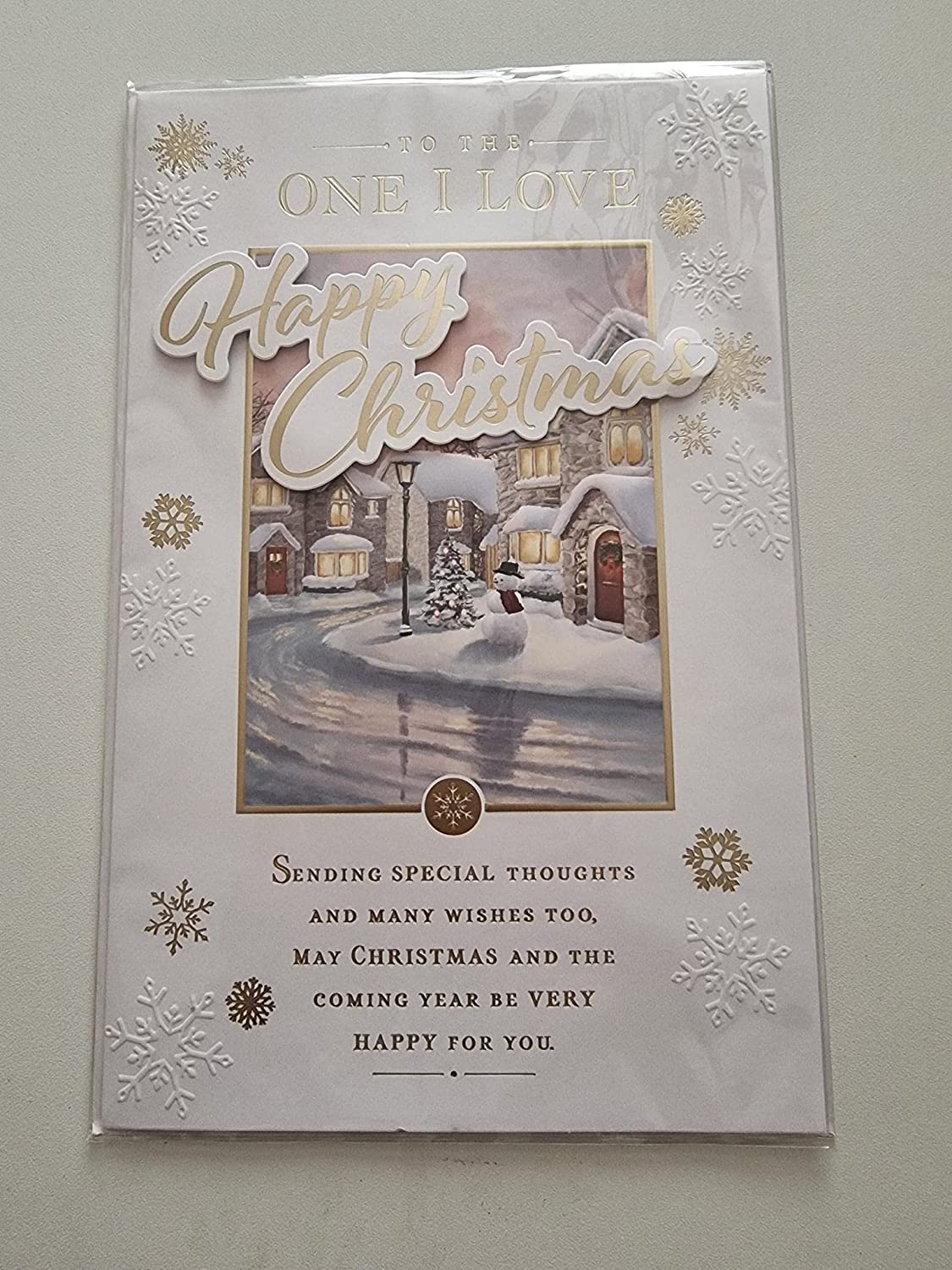 to the one i love christmas card