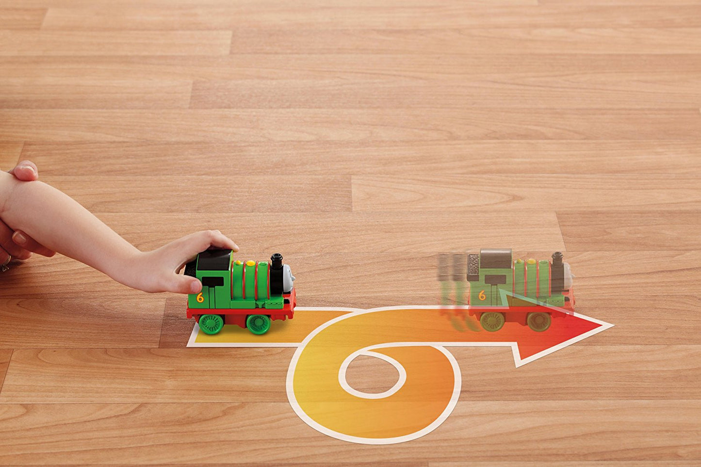 Thomas and Friends Pull 'n Spin Percy - hanrattycraftsgifts.co.uk