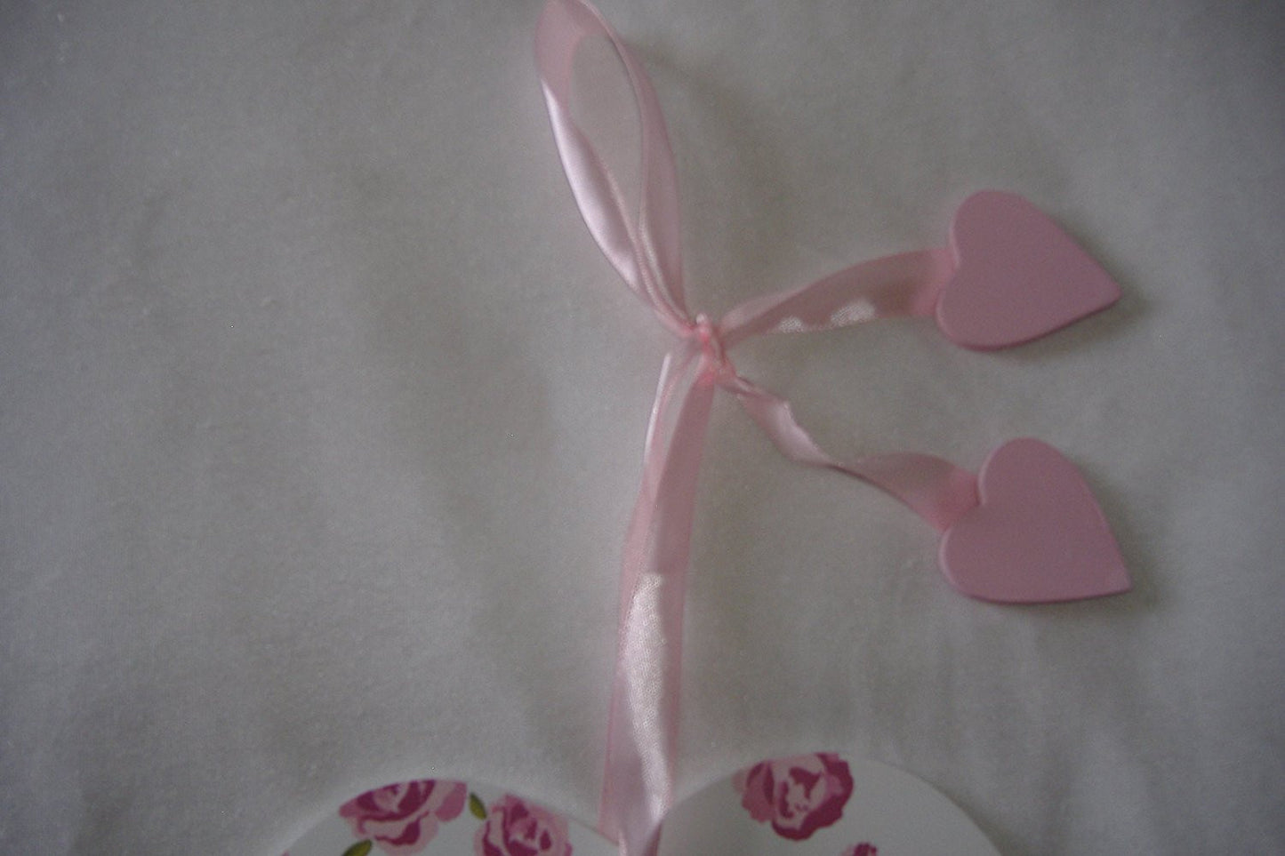 Rose bud heart with Home Sweet Home saying - hanrattycraftsgifts.co.uk