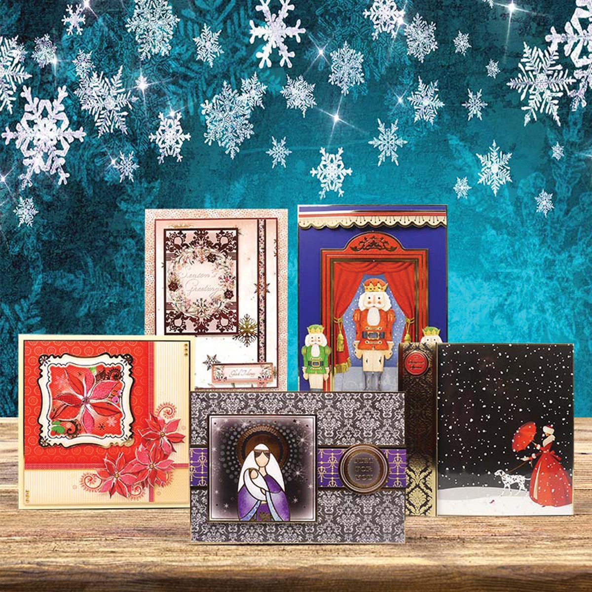Festive Splendour - Luxury Topper Collection - Hunkydory - hanrattycraftsgifts.co.uk