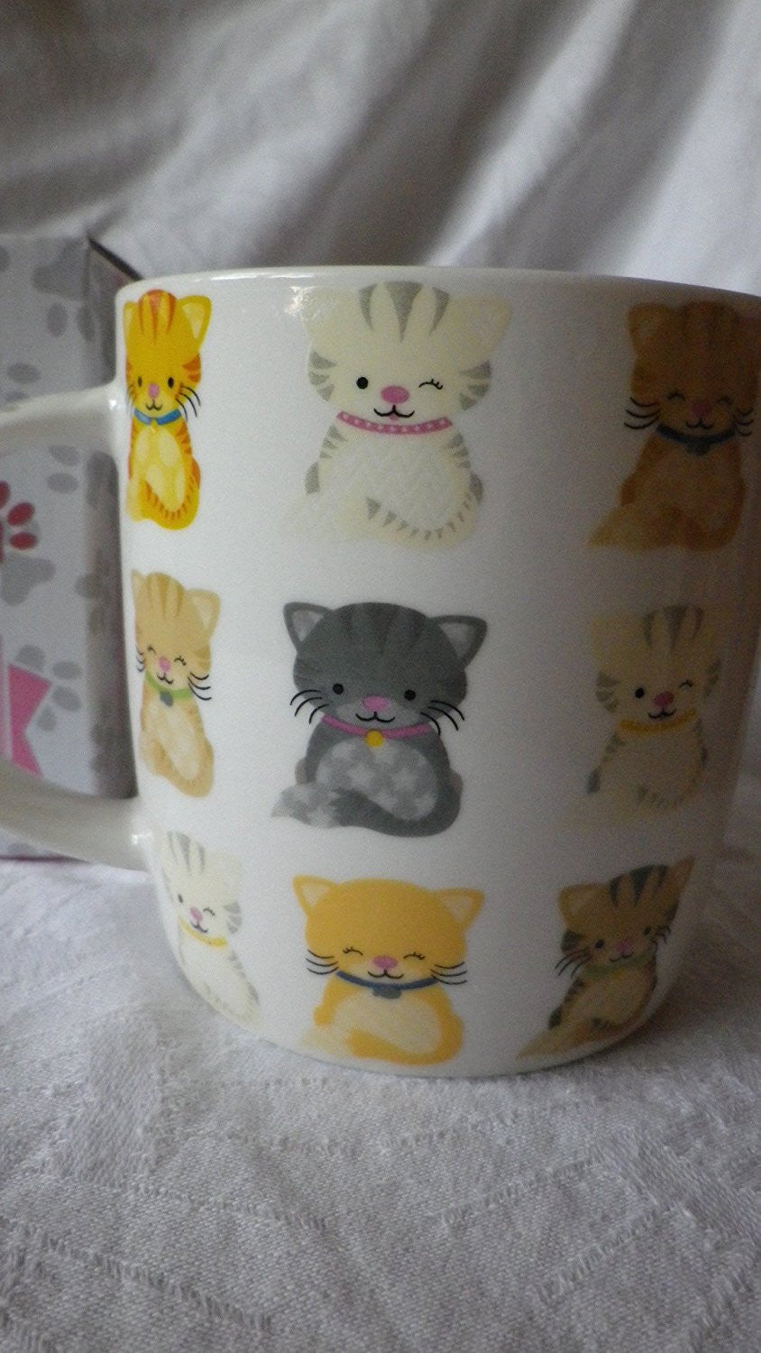 Cute Kittens Design Bone China Mug - hanrattycraftsgifts.co.uk