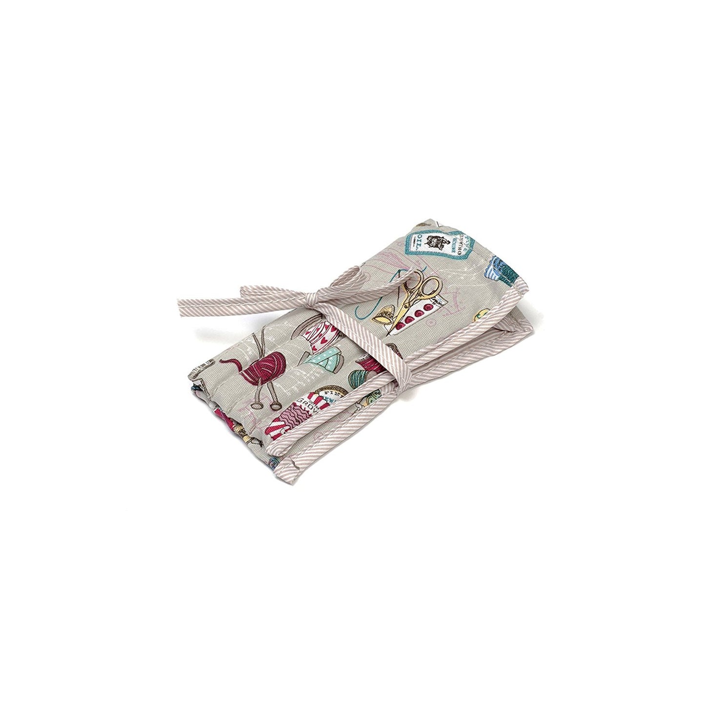 HobbyGift MR4703F/120 |Crochet Hook Roll Tie Case Filled Notions - hanrattycraftsgifts.co.uk