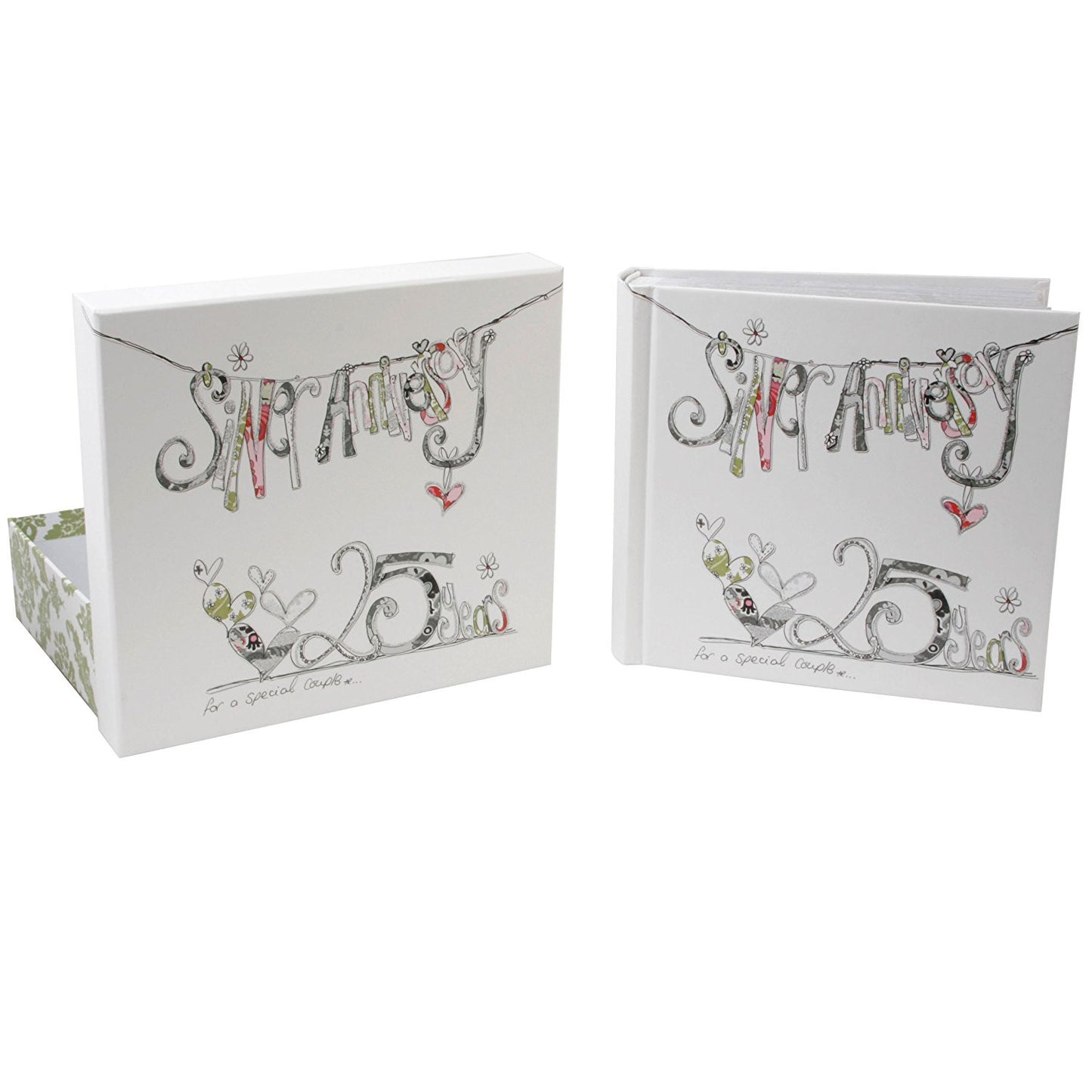 Tracey Russell 17x17 1up Album 100x 4"x6" - 25th Anniversary - hanrattycraftsgifts.co.uk