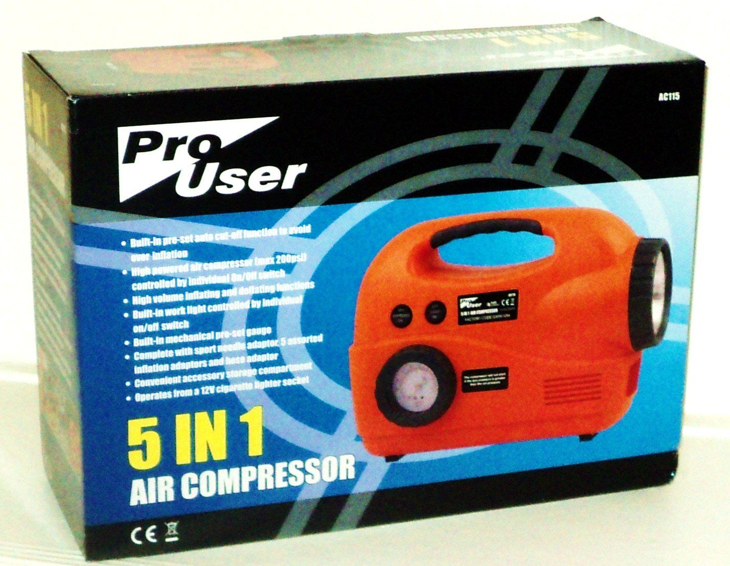 Pro User 5 in 1 Air Compressor - hanrattycraftsgifts.co.uk