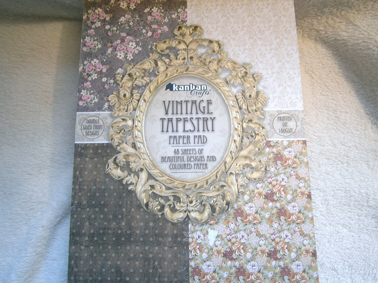 a4 paper pad 48sheets vintage tapestry - hanrattycraftsgifts.co.uk