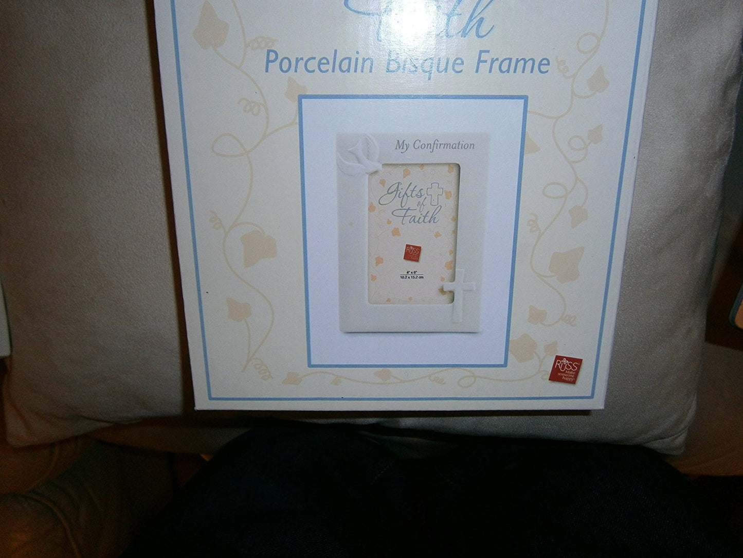 gifts of faith porcelain bisque frame my confirmation - hanrattycraftsgifts.co.uk