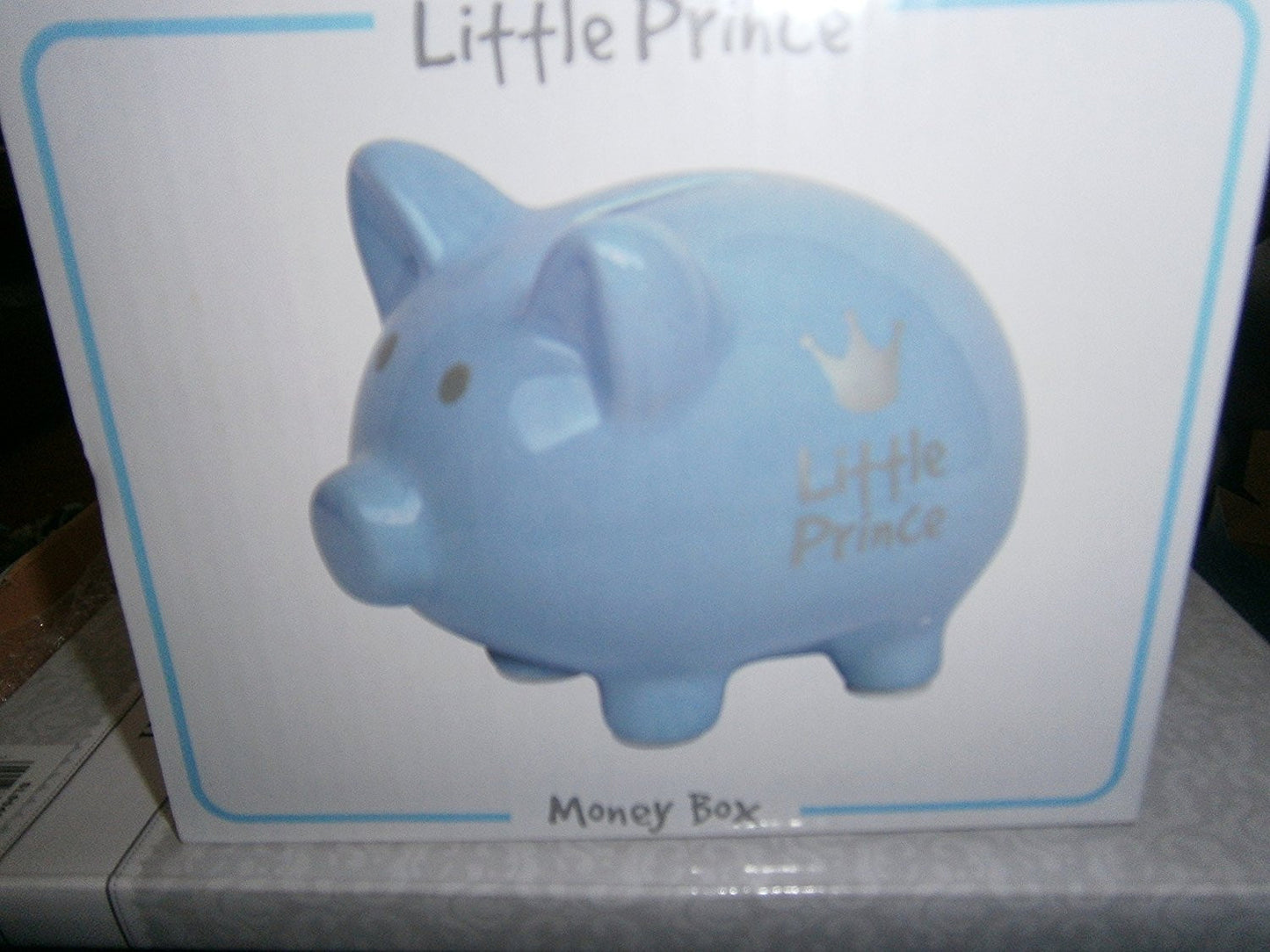 Little Prince Blue Money Box Piggy Bank - hanrattycraftsgifts.co.uk