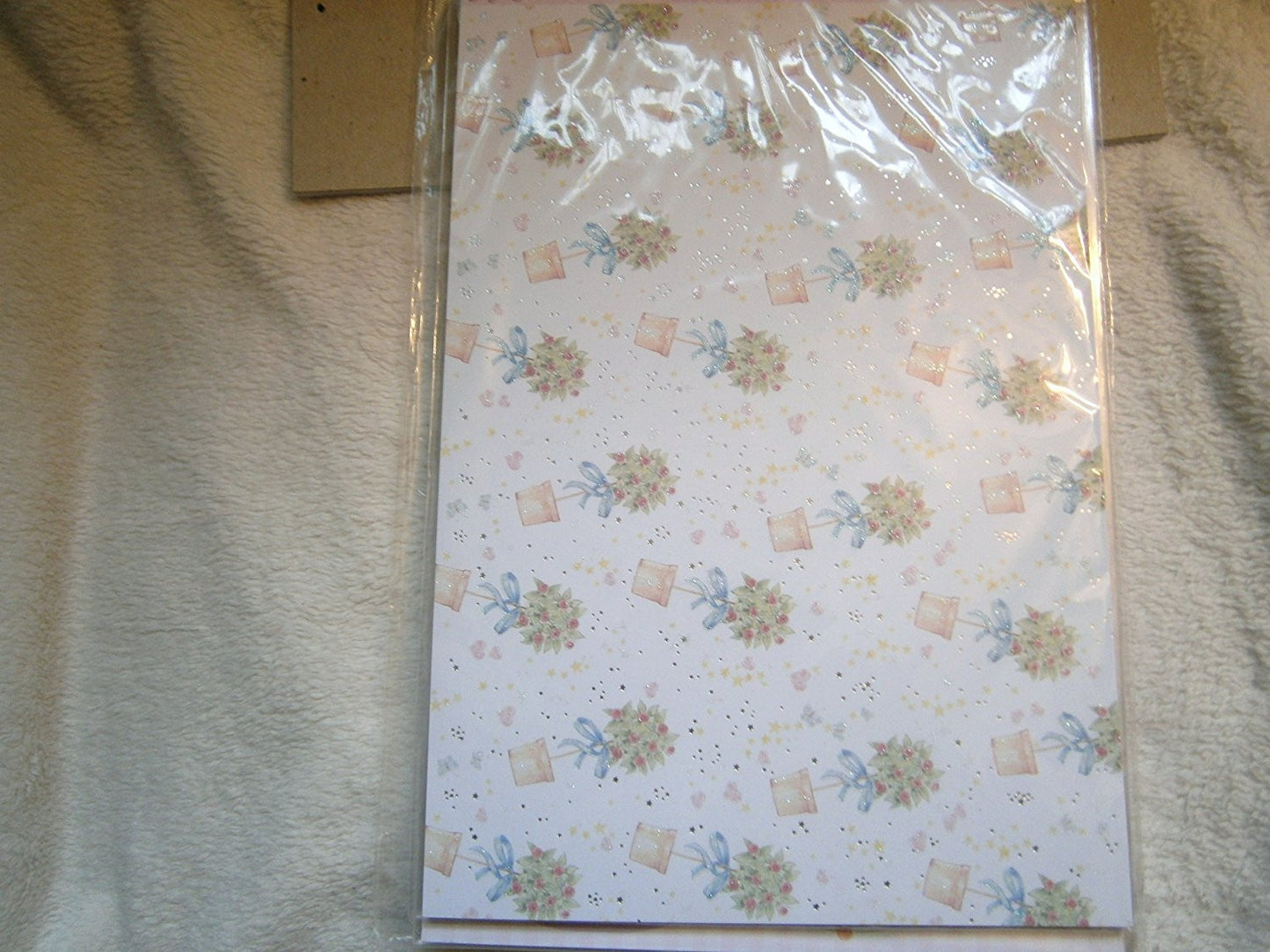 sugarbuttons by kathryn x foiled glittered background card enchanted gardens - hanrattycraftsgifts.co.uk