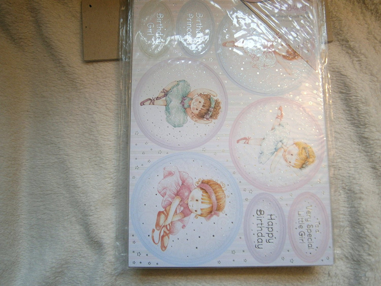 sugarbuttons by kathryn x craft topper beautiful ballerinas 900920 - hanrattycraftsgifts.co.uk