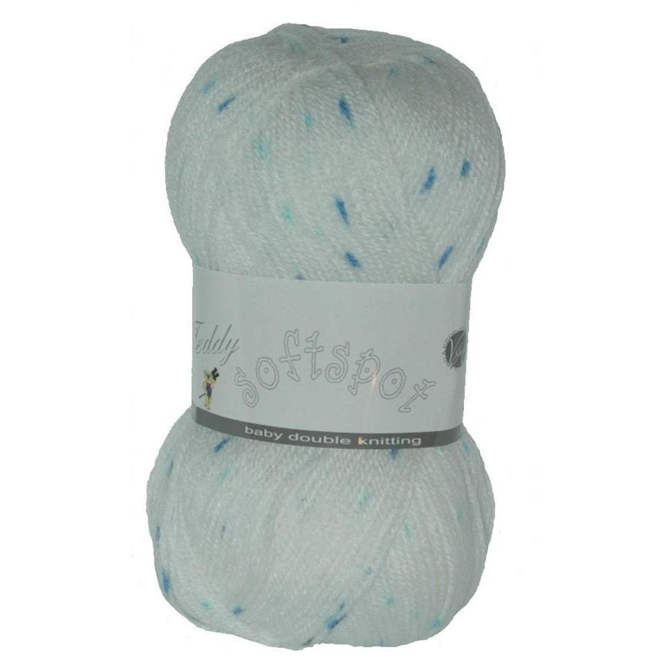 Teddy Softspot 100g Blue Spots/White 1652100g