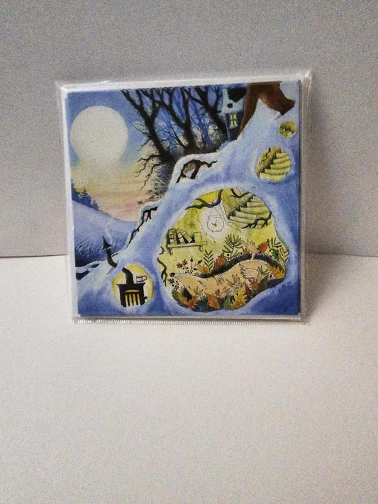 eric heyman   hedgehog  xmas pack christmas  cards