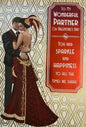 to my wonderful partner on valentines day art decco card