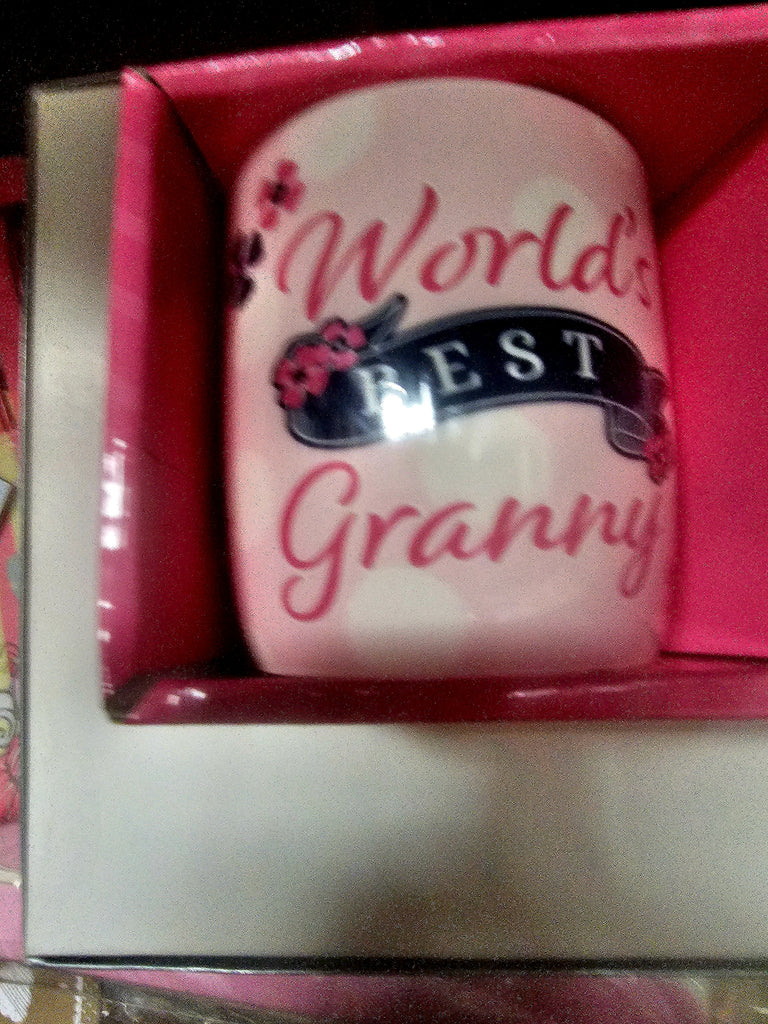 world's best granny gift boxed mug
