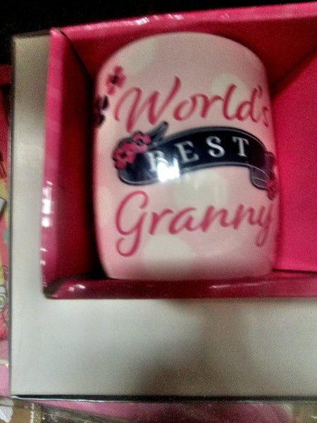 world's best granny gift boxed mug