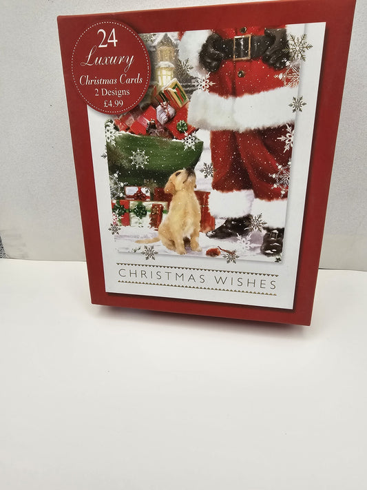 christmas wishes  luxury  christmas  cards 2 designs