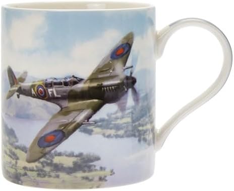 British World War II Airplanes - Supermarine Spitfire Fine China Mug