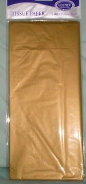 TISSUE PAPER Acid free 5 sheets (GOLD)