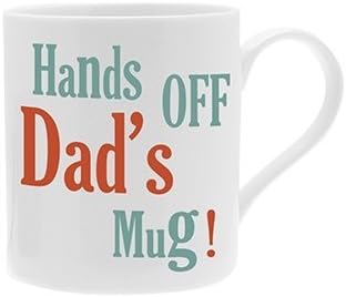 fun novelty mug hands off dads mug