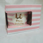 40th BIRTHDAY MUG   PINK STRIPE DESIGN